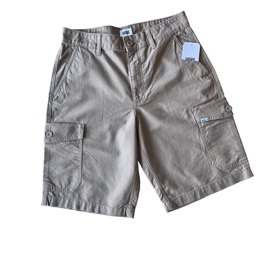 Vans Cargo Shorts decker khaki Tan Size 30 (NWT)